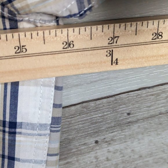 Canada* Men's Short Sleeve Button Down Curved Hem Chest Pocket Shirt~ Size XL - Picture 6 of 10